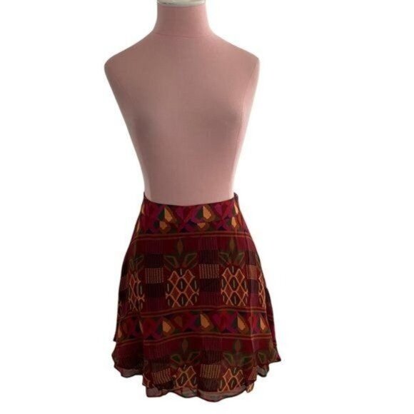 FARM Rio Odalyis Mini Skirt Red Motif Size XS NWT - Picture 3 of 11
